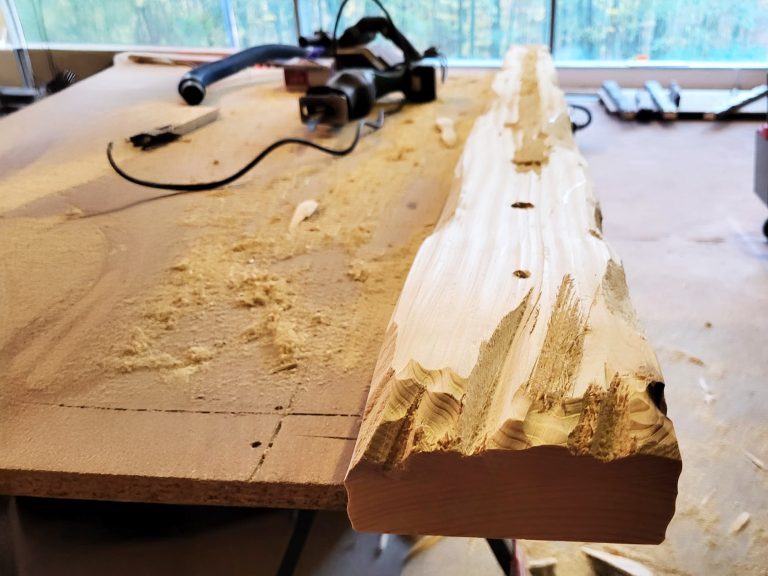 Holz-Werkstatt bei Boda Borg